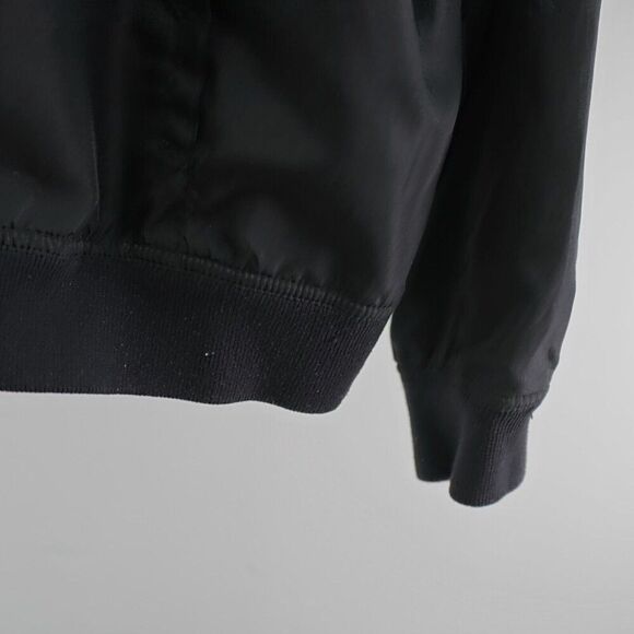 Aquity Black Nylon Trim Windbreaker V-Neck 2XL‎ Jacket Pullover - Picture 3 of 9